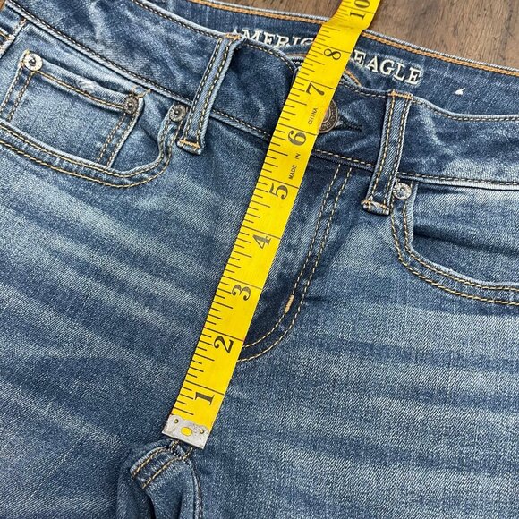 American Eagle Favorite Boyfriend Jeans Tall Size 2 - Picture 6 of 12